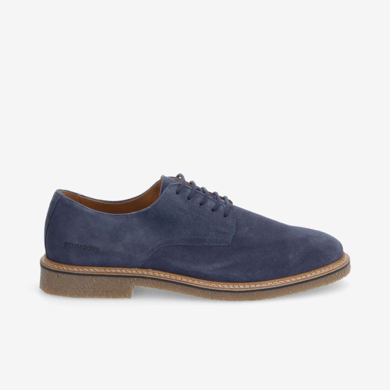 DUBLIN DERBY M - SUEDE - BLEU JEAN